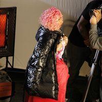 Nicki Minaj and Willow Smith on the set for the music video of 'Fireball' | Picture 118006